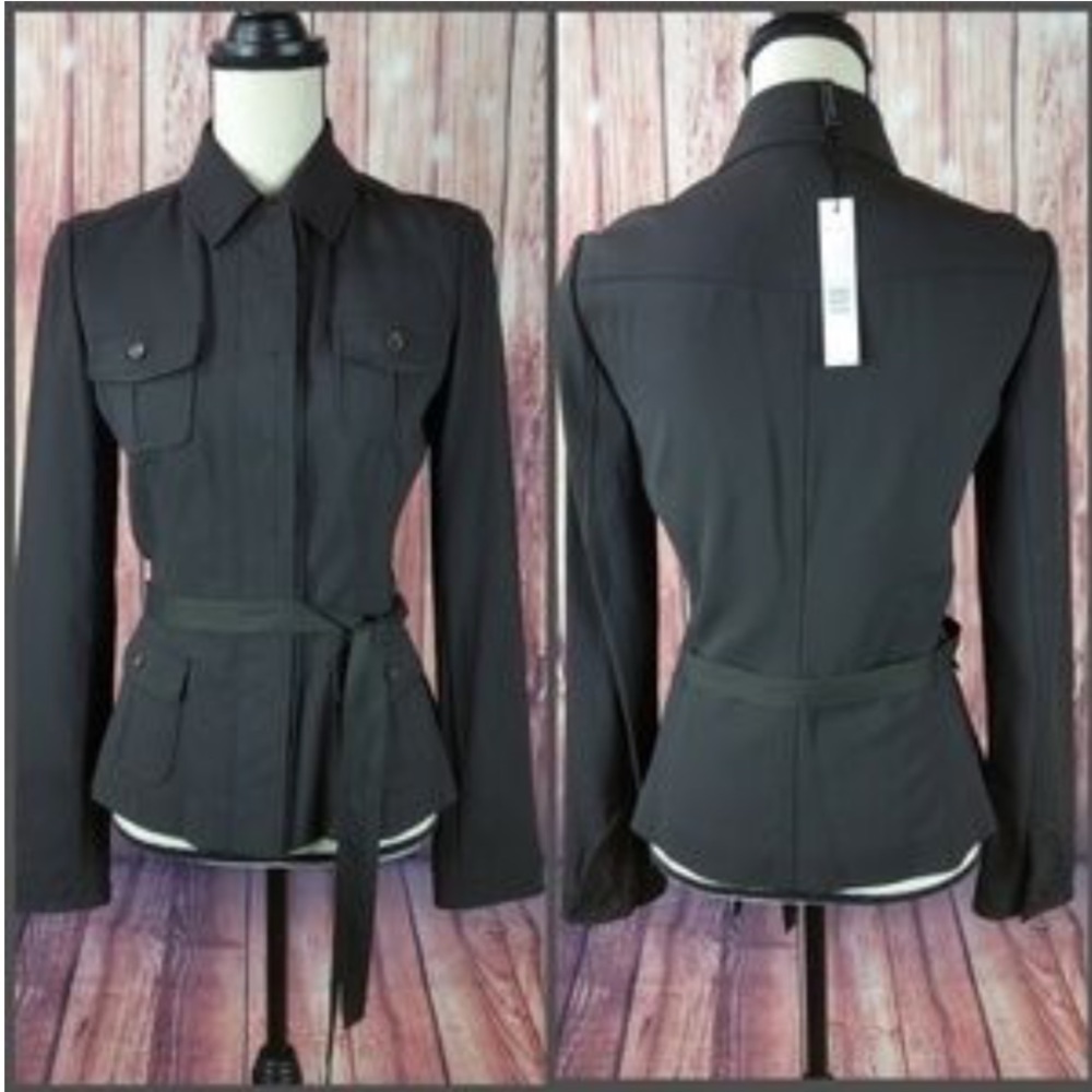 Elie Tahari Alanze military inspired jacket blazer